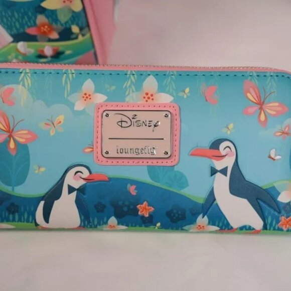 Loungefly Disney Mary Poppins & Bert Jolly Mini Backpack & Wallet Set NWT - Picture 2 of 6